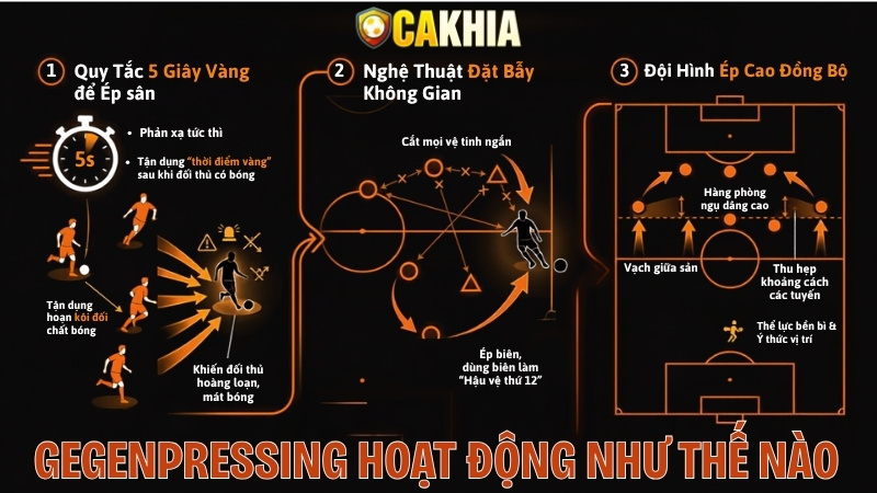 Gegenpressing Hoạt Động Như Thế Nào